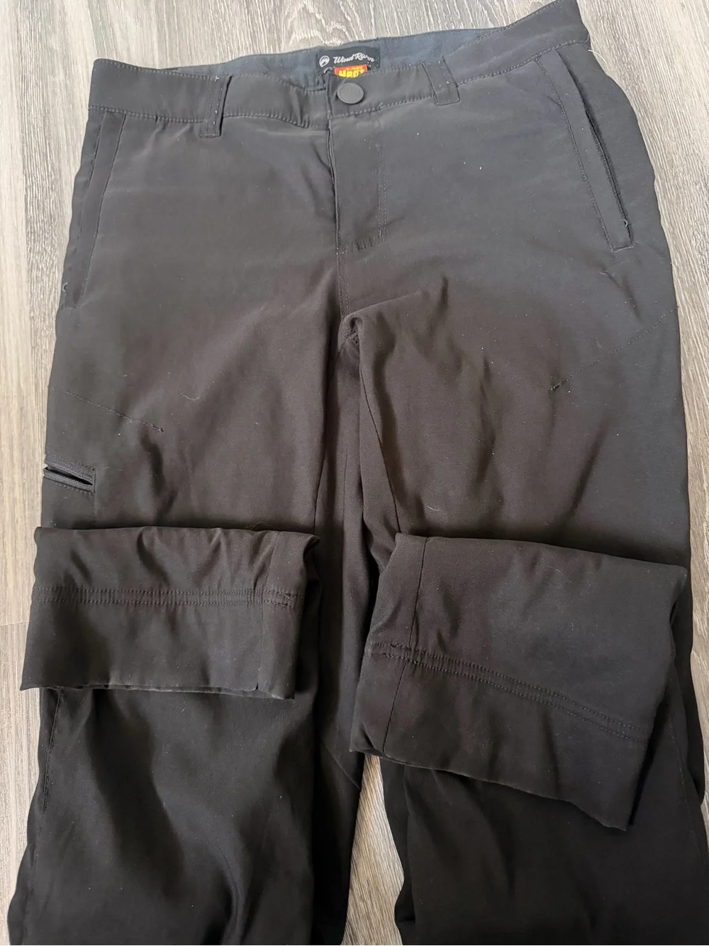Women’s size 2 Black T-Max Heat Fleece pants - Picture 3 of 6